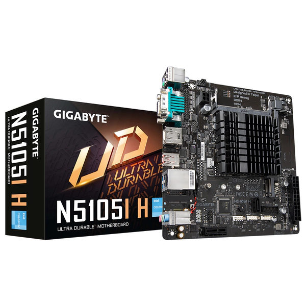 MOTHERBOARD GIGABYTE N5105I H + CPU CELERON N5105 PUERTO SERIE