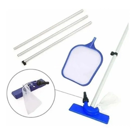 Kit De Limpieza De Pileta 2,03M Saca Hojas Barrefondo Bestway 58013