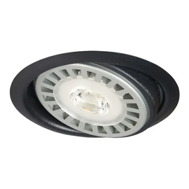 Spot Embutir Ar111 Negro Lampara Led 11w 12w Gu10 220v Cálido