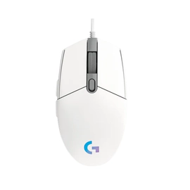 MOUSE LOGITECH G203 LIGHTSYNC GAMING WHITE (910-005794)