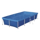 Pileta de lona rectangular Mor 3000 litros 3.20 x 1.64m azul