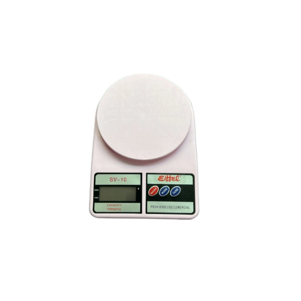 Balanza de Cocina Digital Eiffel EIF-BAL-4001-ROSADO 4Kg
