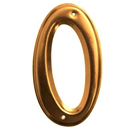 NUMERO 0 PARA DOMICILIO COLOR BRONCEADO SC