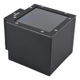 Aplique Catalina I Unidireccional Ar111 Aluminio Gu10 Negro