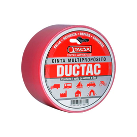 CINTA MULTIPROPOSITO DUC TAC ROJO TACSA