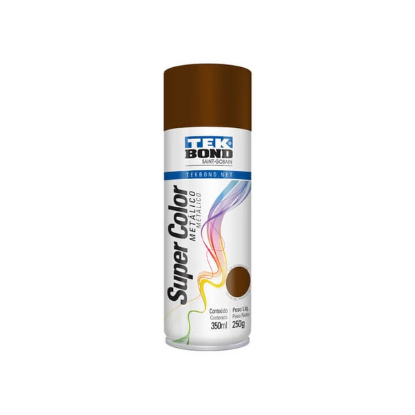 PINTURA TEK BOND EN AEROSOL METÁLICO 350ML BRONCE