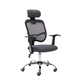 SILLON ELEGANTE ONEBOX OB-SO9 MALLA CON APOYA CABEZA Y APOYA BRAZO ABIERTO