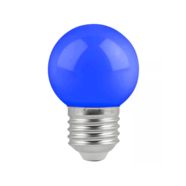 Pack X10 Lampara Moderna Gota Led 1W E27 Opal Azul