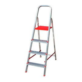 Escalera Hogareña Lusqtoff Aluminio 129cm Esl143 4 Escalones