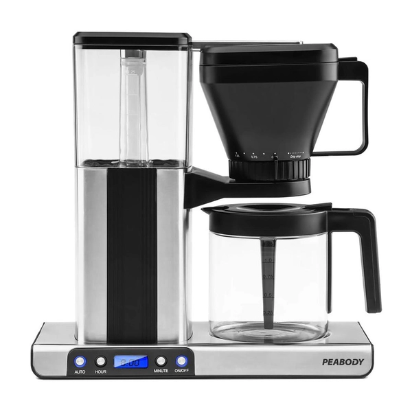 CAFETERA DE FILTRO PEABODY PE-MK01 DIGITAL 1.25L 1550W PROGRAMABLE MOCCA ANTI G