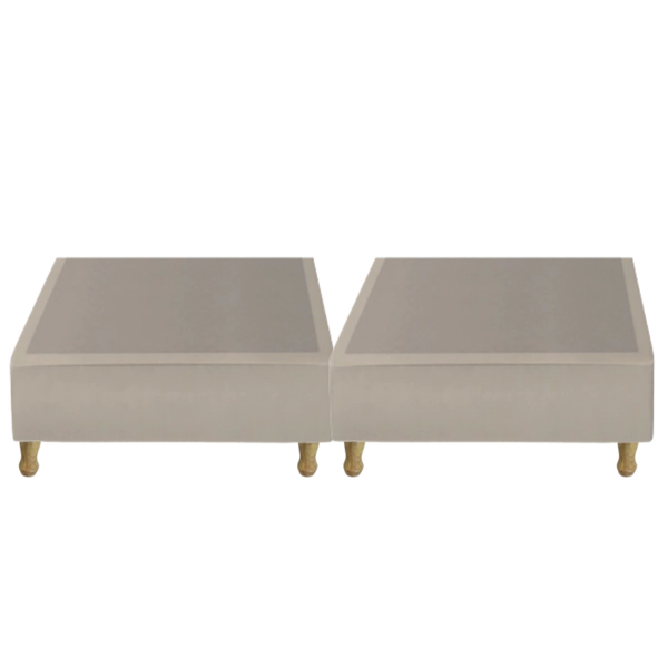 Base Sommier King 180x200 OG Color Tiza (2 piezas de 90x200)