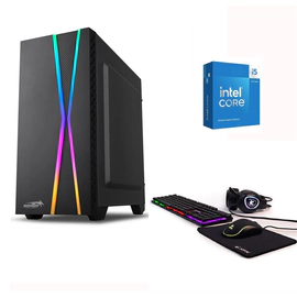 PC ARMADA GAMER INTEL i5 14400 16GB SSD 960GB RGB 700W TECLADO/MOUSE/PAD/AURICU