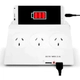 Estabilizador De Tension Puertos Usb Prolongador 2 Metros