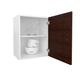 Alacena Cocina Módulo Mosconi 40cm Melamina Blanco Chocolate