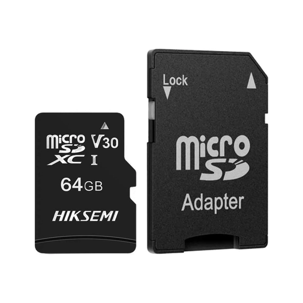 TARJETA DE MEMORIA MICROSD 64GB HIKSEMI NEO CON ADAPTADOR