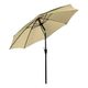 Sombrilla Avelino 87-SL-UM001LR Aluminio 3M C/ Manivela Beige