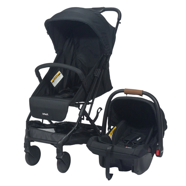 Cochecito Ultracompacto Terrain 2G Con Huevito Negro Infanti