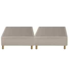 Base Sommier King 180x200 OG Color Tiza (2 piezas de 90x200)