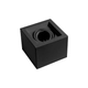 Plafon Cardanico Dicro Cuadrado 1 Luz 134X134X106 Negro