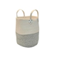CESTO LANDON PURE REDONDO GRIS Y BLANCO