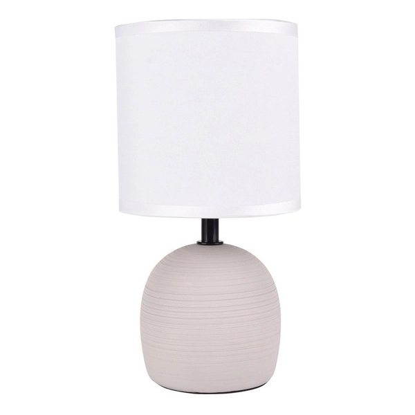 Lampara De Mesa Dollar Hormigon Con Pantalla Negro