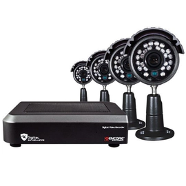CAMARA IP ENCORE KIT SEGURIDAD 4 CAMARAS 4 CANALES c/DVR BOX