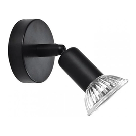 Aplique Blues Techo O Pared 1 Luz Gu10 Negro