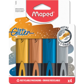 Marcador Maped Classic Metal Colores X4