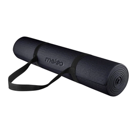 Colchoneta Gimnasio Fitness Funcional Camping Enrollable Negro