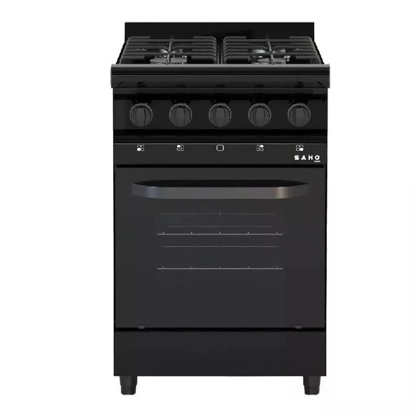 COCINA SAHO KURO 550 - VISOR 4 HORNALLAS NEGRO PLANCHA DE ACERO (180000-1)