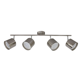 Sistema Lineal Alba Ar111 4 Luces Gu10 Con Movimiento Platil