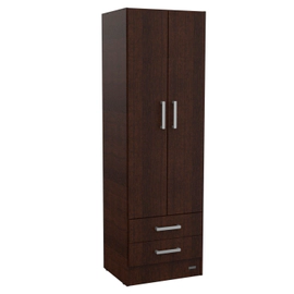 Placard Ropero Mosconi 2 Puertas Melamina Dakar Wengue