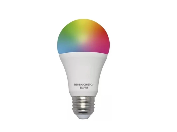 Lampara Led Foco Bulbo Smart Rgb Multicolor 10W