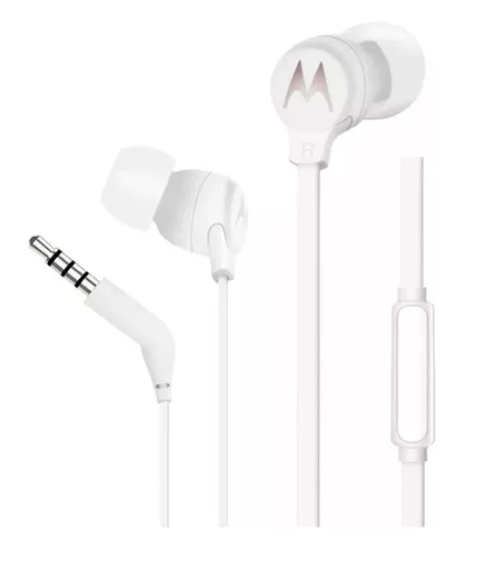 Auriculares In Ear Motorola Earbuds 3-s Manos Libres Blanco