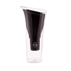 Jarra Purificadora de Agua Dvigi Sense Glass Portátil Negro