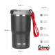 Vaso Doble Pared Waterdog CLYDE480DGF 480 ml Acero Dark Graphite