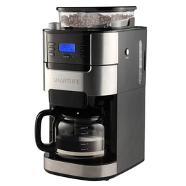 CAFETERA SMARTLIFE SL-CMDG1025 - NEGRA 900W 15LTS MOLINILLO