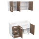 Combo Mueble Cocina Mosconi 1,20m Sin Bac Blanco Carva Mezzo