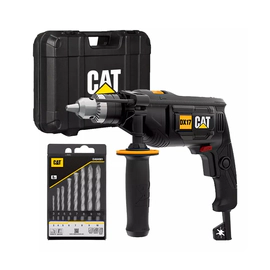 TALADRO CAT DX17 750W 3000RPM MALETA Y MECHAS