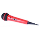 Microfono Karaoke Panacom MC9603 Cable de 3Mts Multiuso 6.3mm Rojo