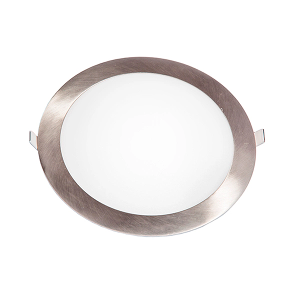 Embutir Redondo Moderno Neutro LGP 18W 220V Plata
