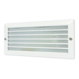 Emb Rect Con Reja E27 Intro Blanco