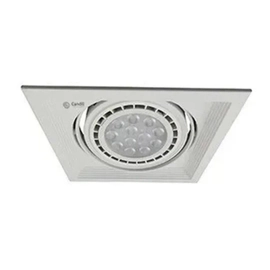 Emb Zafir Ar111 Cardanico 1 Luz 180X180Mm 12W Blanco Frio