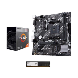 KIT ACTUALIZACION AMD RYZEN 3 3200G + A520M-K + 8GB DDR4