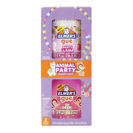 Kit Elmer´s Gue Slime Pre Hecho Animal Party X 2 Unidades