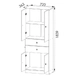 MULTIFUNCION ECO ORLANDI WE 721 PREMIUM - WENGUE 4 PUERTAS 2 CAJONES 1 ESTANTE