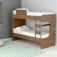 Cama Cucheta Mosconi Milenial Doble Melamina Carvalho Mezzo