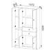 MULTIFUNCION ECO ORLANDI BL 715 PREMIUM - BLANCA 5 PUERTAS 2 CAJONES 4 ESTANTES