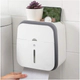 SOPORTE DE PAPEL HIGIÉNICO DE DOBLE CAPA, RESISTENTE AL AGUA, SIN PERFORACIÓN