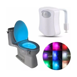 LUZ PARA INODORO DE 8 COLORES CON SENSOR DE MOVIMIENTO